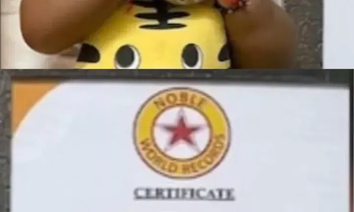 4 Month Old Baby Makes World Record