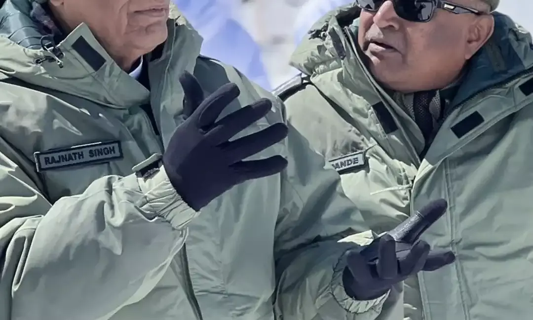 Defence Minster Rajnath Singh Visits Siachen