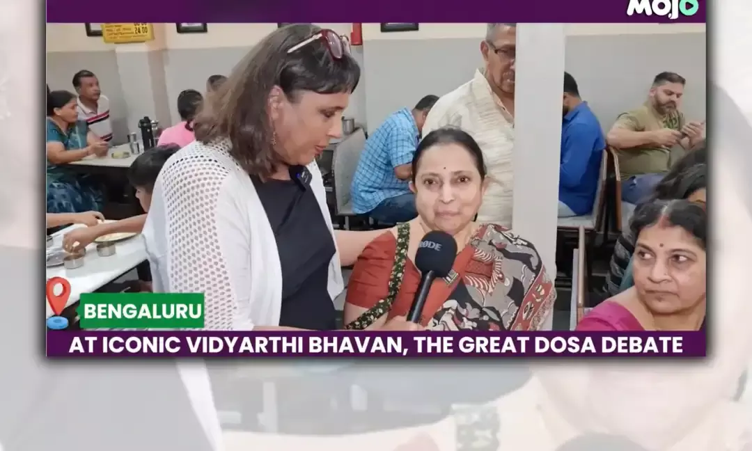 Over Butter Masala Dosa, Bengaluru Speaks