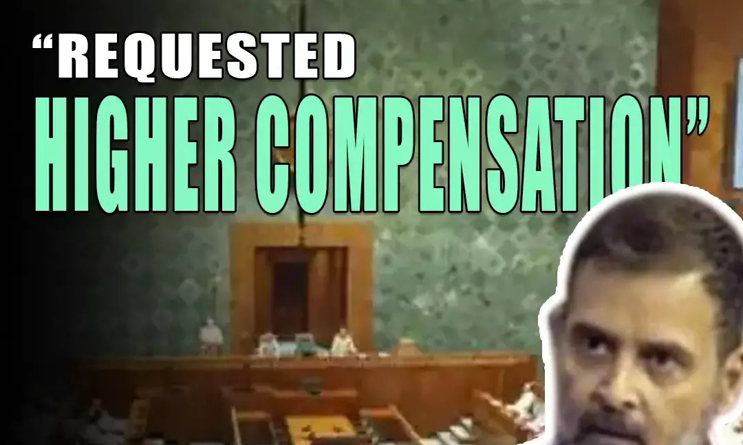 Requested For Higher Compensation...