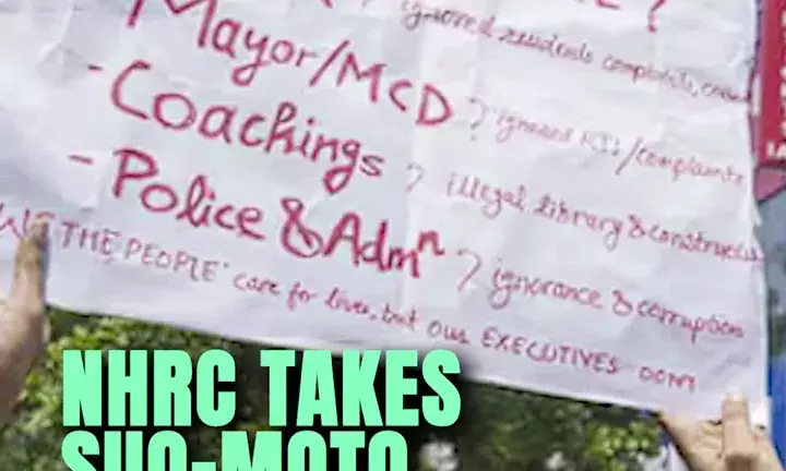 IAS Coaching Centre Deaths: NHRC Takes Suo-moto Cognizance, Demands Report