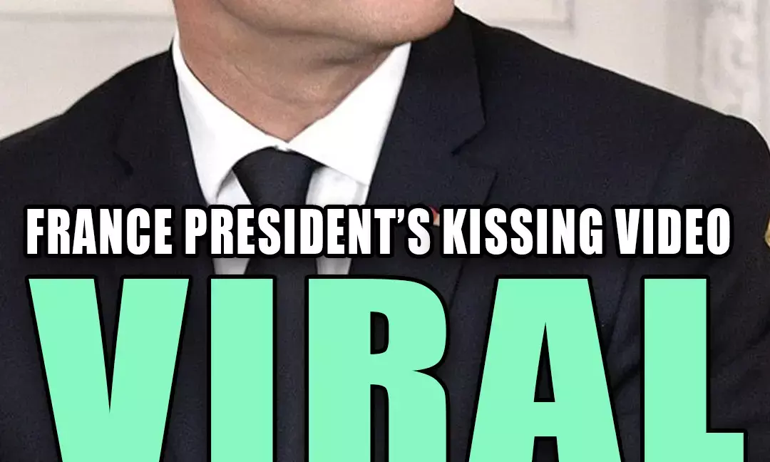 French Presidents Kissing Video Viral