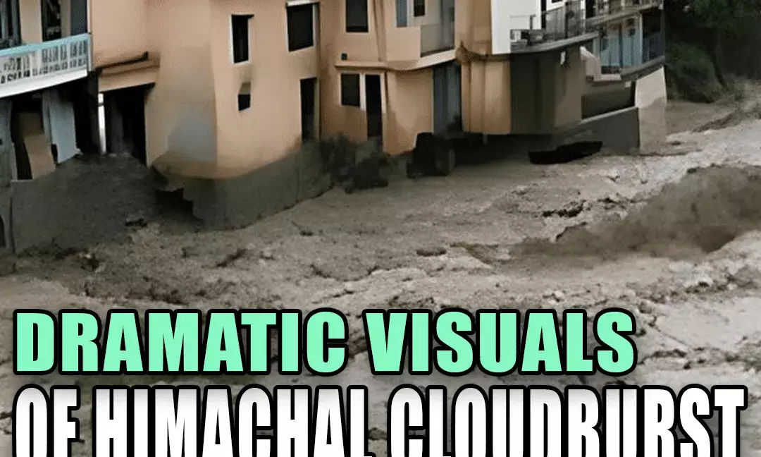 Dramatic Visuals From Himachal Pradesh Cloudburst
