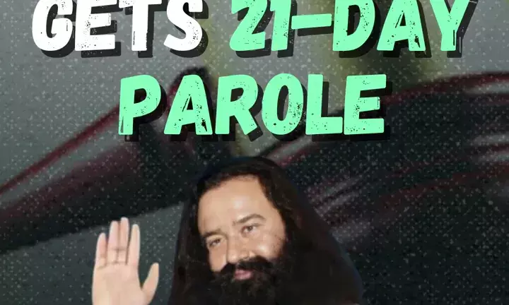 Dera Chief Gurmeet Ram Rahim Get 21-Day Parole