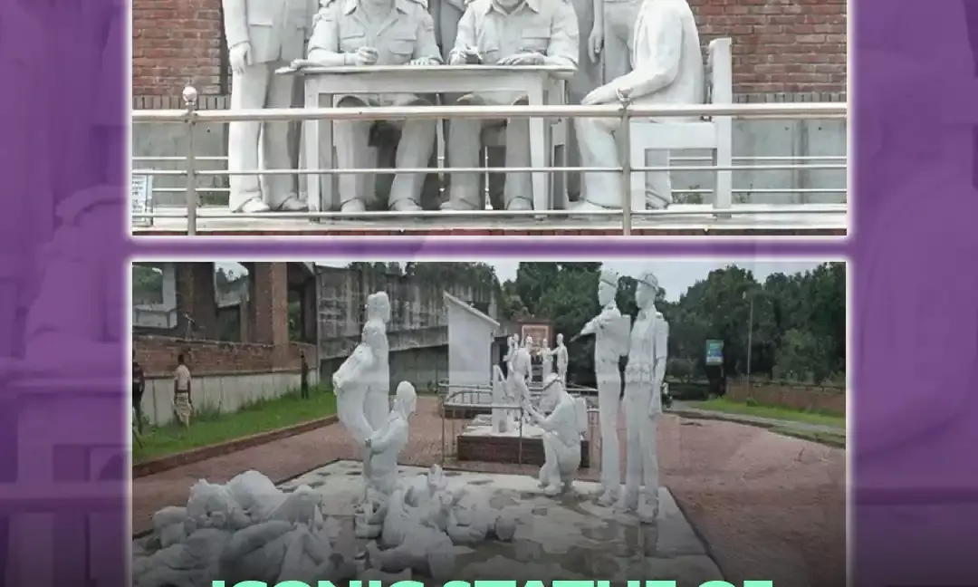 Iconic Stature Vandalised In Bangladesh