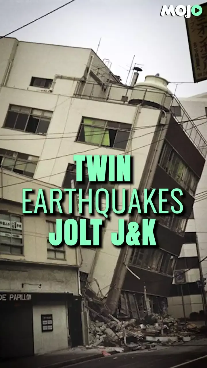 Twin earthquakes measuring 4.8 and 4.9 on the Richter Scale jolted the Baramulla district in Jammu Kashmir.