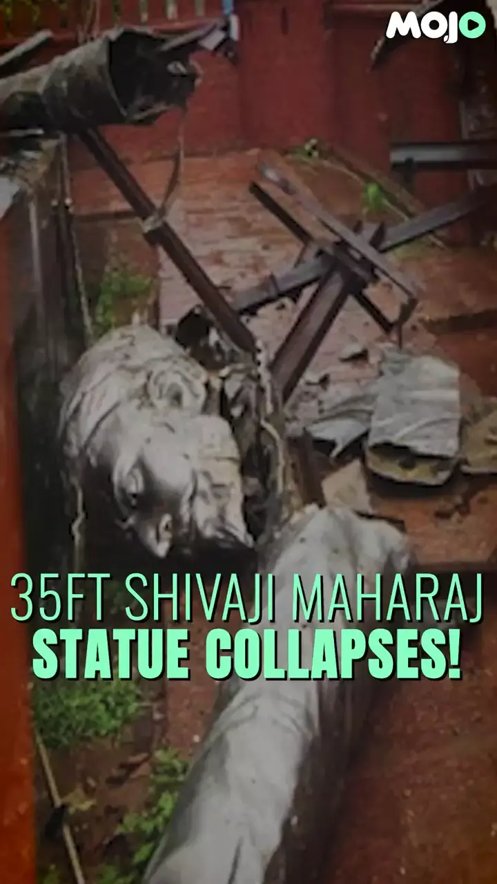 35ft Shivaji Maharaj Statue, Unveiled By PM Modi Collapses Within 9 Months