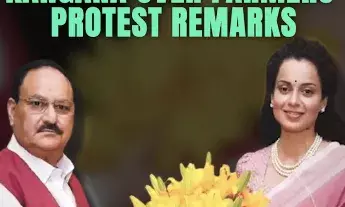 Kangana Meets BJP Chief After Controversial Farmers Protest Remarks
