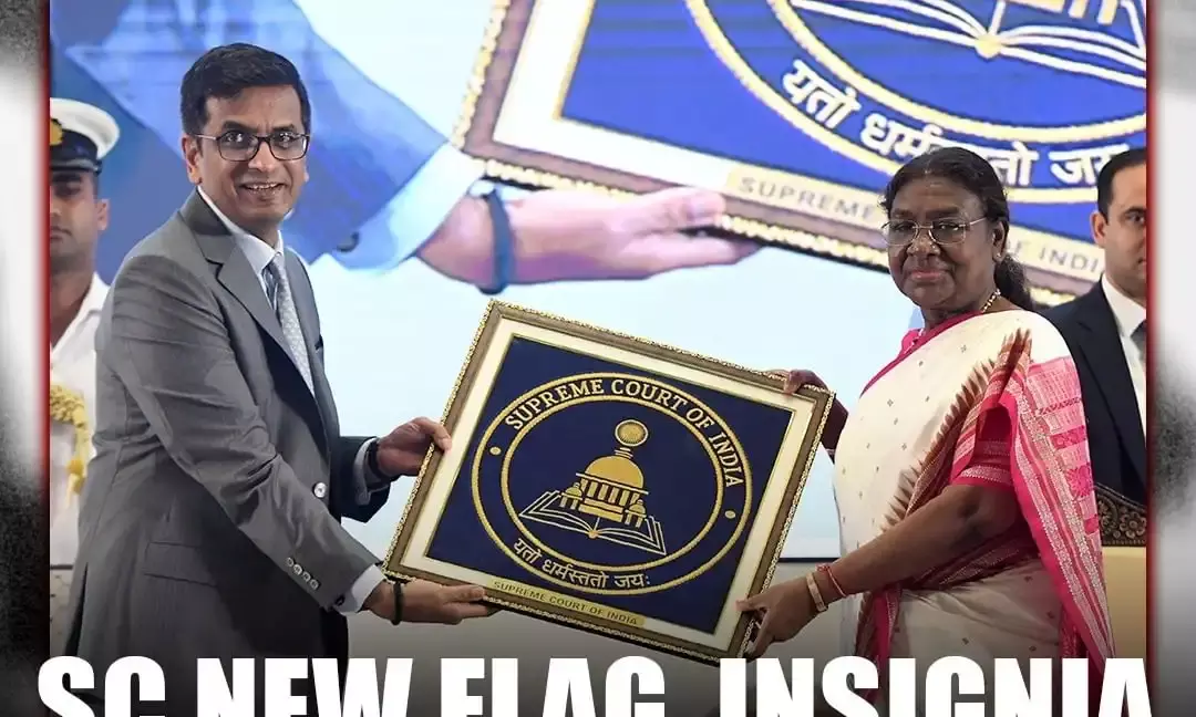 President Droupadi Murmu unveiled the new flag and insignia of the Supreme Court on Sunday, marking its 75th anniversary. Speaking at the National Conference of District Judiciary, she praised the Supreme Courts vital role as a guardian of justice in India. She emphasized that district courts shape the publics perception of the judiciary and highlighted recent improvements while noting that more progress is needed.