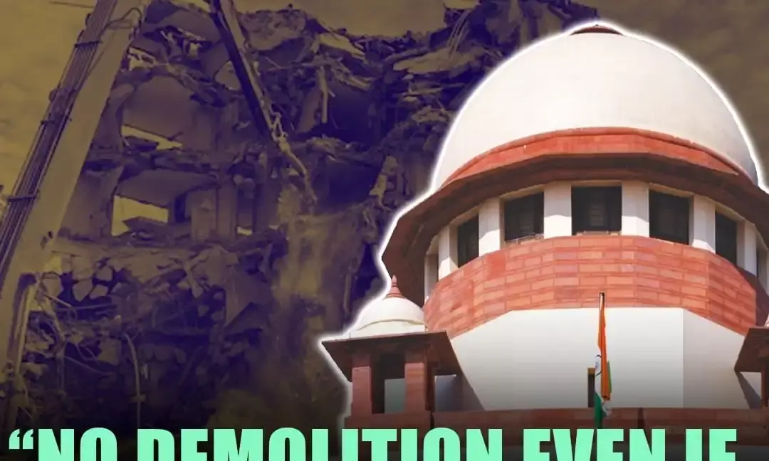 ALERT | The Supreme Court has said that a suspects house cannot be demolished even if he is convicted. It decided to create nationwide guidelines on the controversial practice of demolishing suspects homes, often termed  bulldozer justice. Justices Gavai and Viswanathan reviewed petitions opposing these actions as retaliatory.