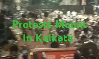 Kolkata: Protests Mount Outside Police Headquarters