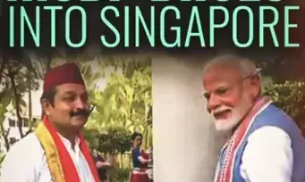 Modi Beats Dhol as Indian Diaspora Welcomes Him in Singapore