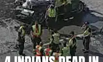 Speeding Truck Rams Into SUV, 4 Indians Charred to Death in US