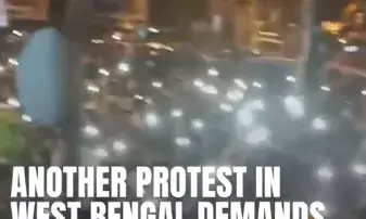 Kolkata Doctor Rape & Murder:City Protests in Darkness, Rages in Light