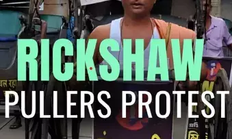 RG Kar Protests: Rickshaw Pullers Fuel Kolkata’s Massive Justice Rally