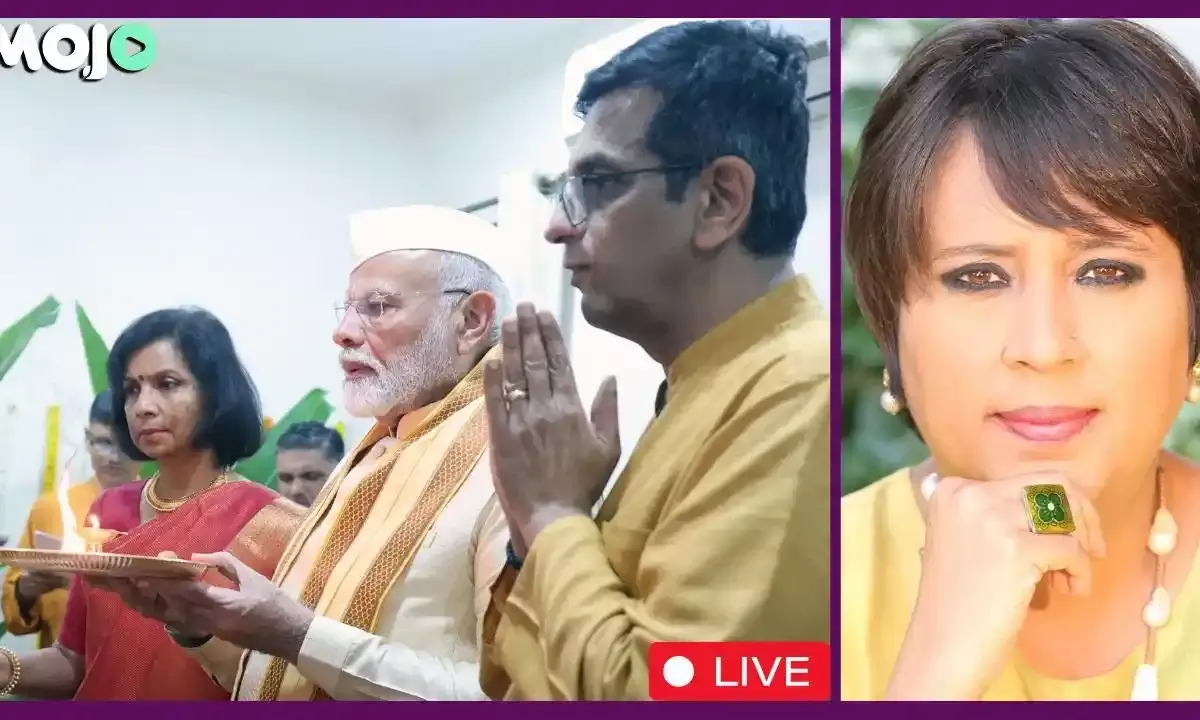 Supreme Court in Row after PM Modi Visits CJI Chandrachud for Ganesh Puja at his house I  Barkha