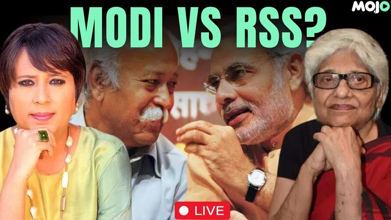 Modi-RSS Tension? Mohan Bhagwats Sly Dig at PM With God Comment? I Neerja Chowdhury I Barkha