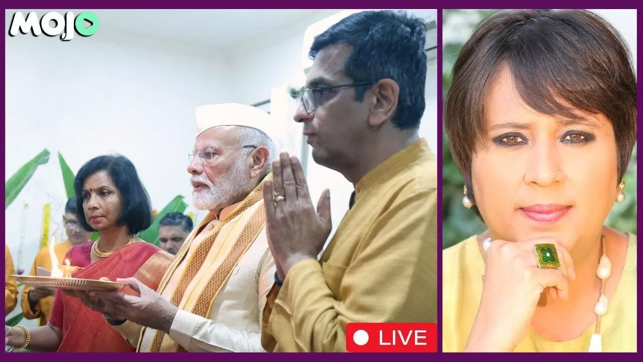 Supreme Court in Row after PM Modi Visits CJI Chandrachud for Ganesh Puja at his house I  Barkha