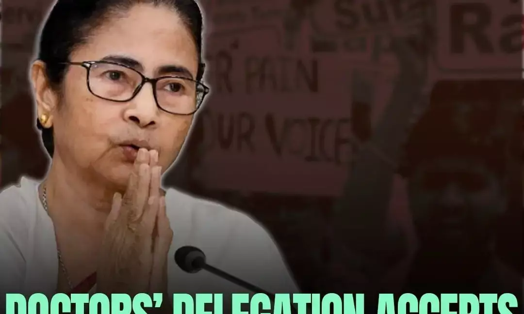 The Doctors delegation has accepted CM Mamta Banerjees invitation to discuss their demands. However, doctors continue to demand livestreaming and videography, which has been denied by the WB government. The government has agreed to signed copies of the minutes of meeting.