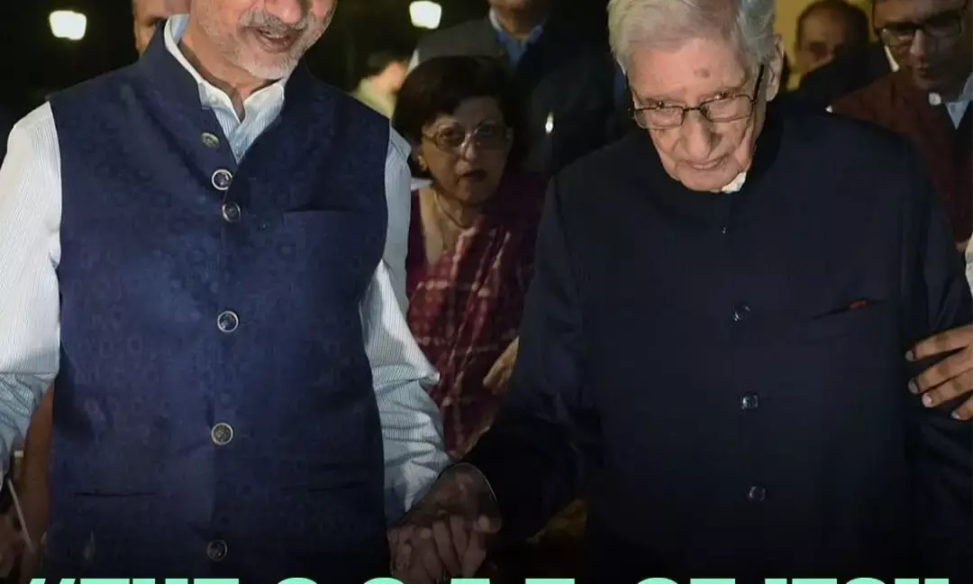 Dr. S. Jaishankar praised Padma Bhushan Maharaj Krishna Rasgotra (MKR), former Foreign Secretary of India, as a titan of his times and the GOAT of the Indian Foreign Service. MKR celebrated his 100th birthday on September 11, with a reception attended by many admirers, including journalists and members of the Indian Foreign Service.