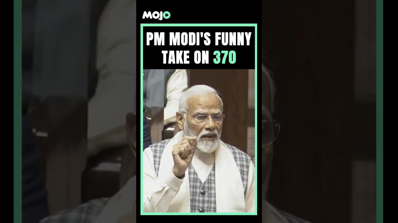 Watch PM Modis Humorous Take On 370 In The Parliament